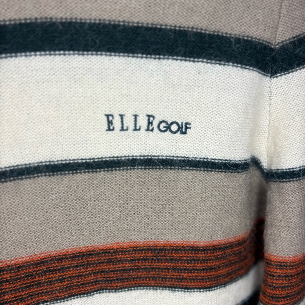 Elle Golf Women’s Stripped Turtleneck Size Medium‎ - Picture 2 of 6
